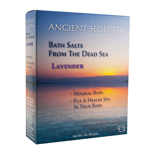 Ancient Secrets Dead Sea Lavender Mineral Bath Salts - 1 Lb